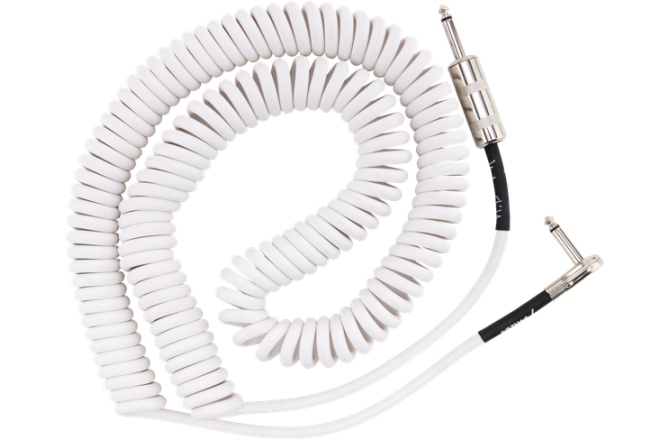Cablu de Instrument Fender Hendrix™ Voodoo Child™ Coil Instrument Cable Straight/Angle 30' White