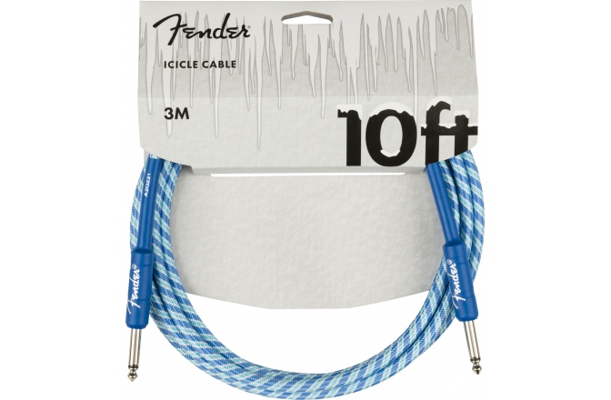 Cablu de Instrument Fender Icicle Holiday Cable 3m Blue