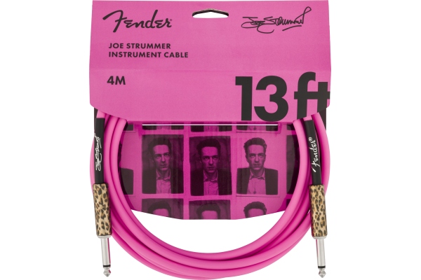 Joe Strummer 13' Instrument Cable Pink Leopard 4 m