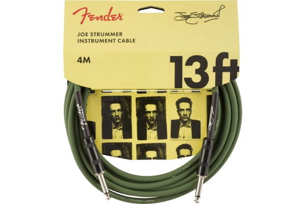 Joe Strummer Pro 13' Instrument Cable Drab Green