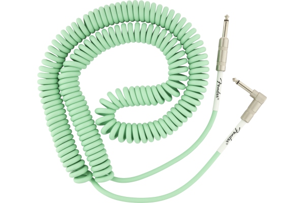 Original Series Coil Cable Straight-Angle 30' Surf Green