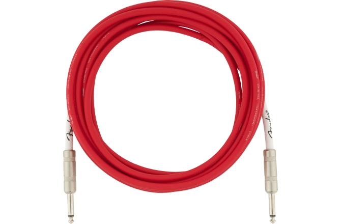 Cablu de Instrument Fender Original Series Instrument Cable 15' Fiesta Red