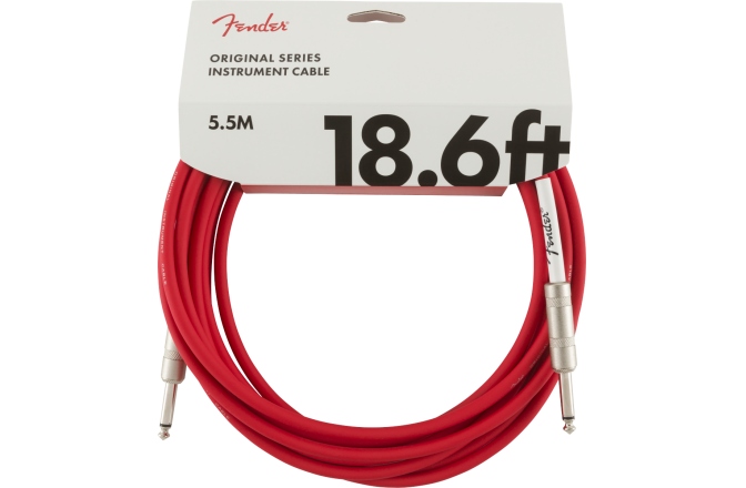Cablu de Instrument Fender Original Series Instrument Cable 18.6' Fiesta Red