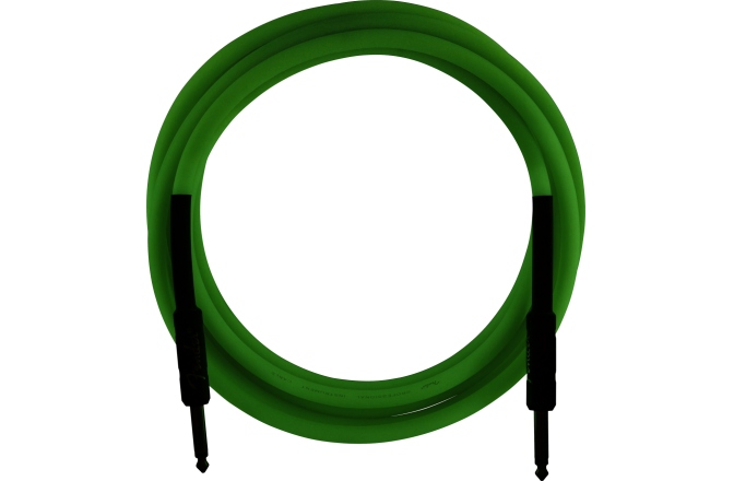 Cablu de Instrument Fender Professional Glow in the Dark Cable Green 18.6'
