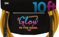 Cablu de Instrument Fender Professional Series Glow in the Dark Cable Orange 10'