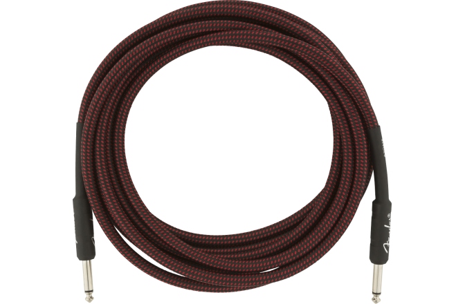 Cablu de Instrument Fender Professional Series Instrument Cable 15' Red Tweed