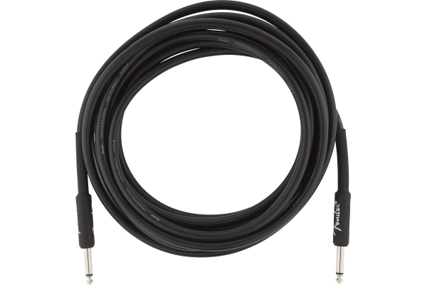 Professional Series Instrument Cable Straight/Straight 15' Black