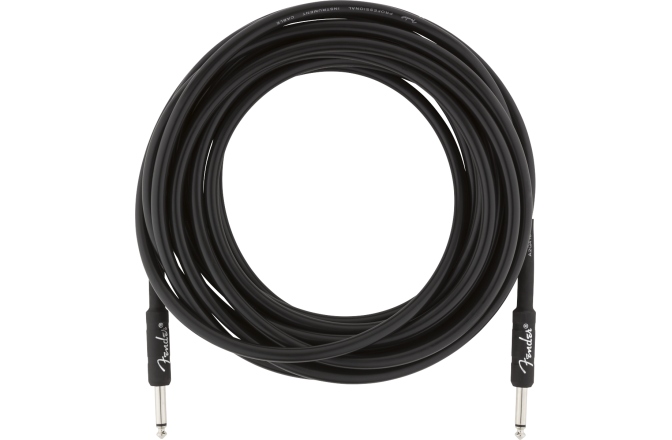 Cablu de Instrument Fender Professional Series Instrument Cable Straight/Straight 25' Black