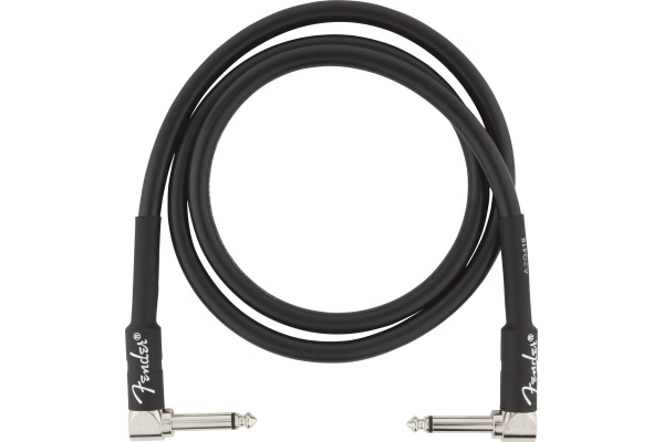 Professional Series Instrument Cables Angle/Angle 3' Black