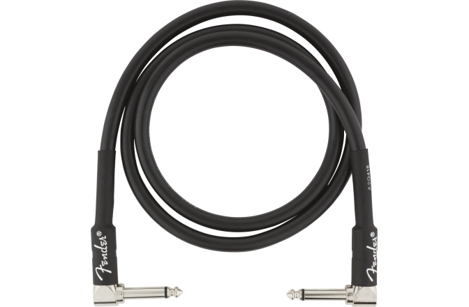 Cablu de Instrument Fender Professional Series Instrument Cables Angle/Angle 3' Black