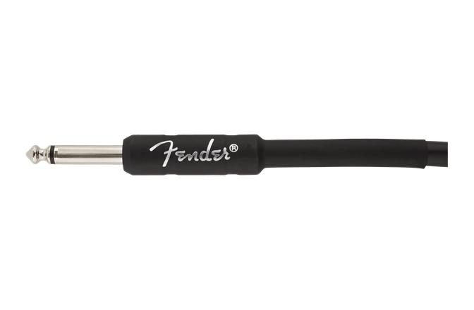 Cablu de Instrument Fender Professional Series Instrument Cables Straight/Angle 15' Black