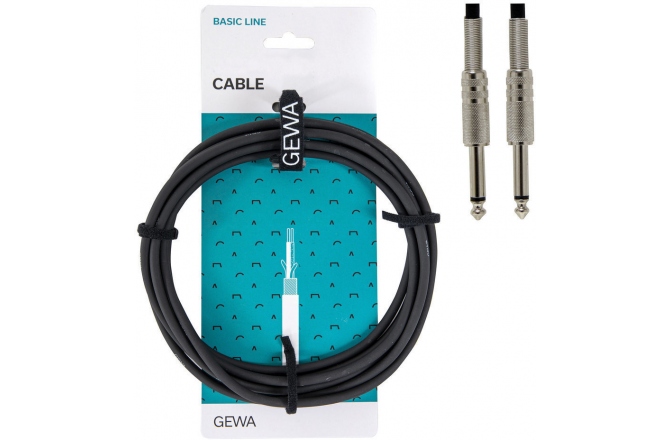 Cablu de instrument Gewa Cablu instrument Mono Basic Line VE10 9m