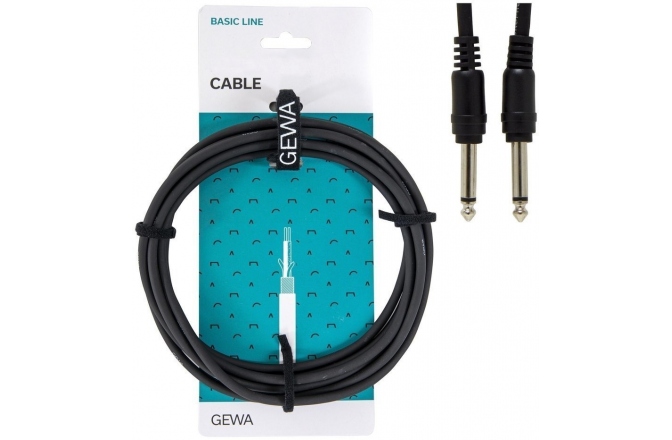 Cablu de instrument Gewa Cablu patch Basic Line VE6  0.1m