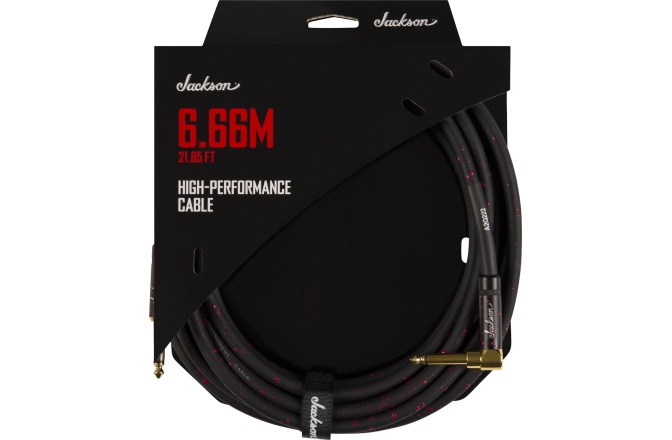 Cablu de Instrument Jackson High Performance Cable Black and Red 21.85' (6.66 m)