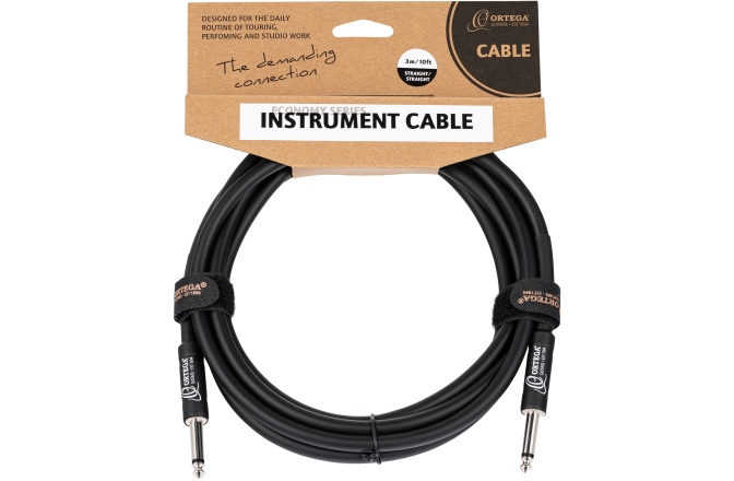 Cablu de instrument Ortega Economy Instrument straight/straight 3.0 m