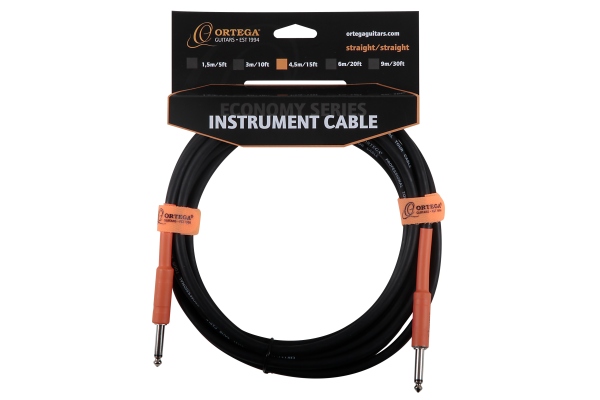 Economy Series Instrument cable - black / 4,5m