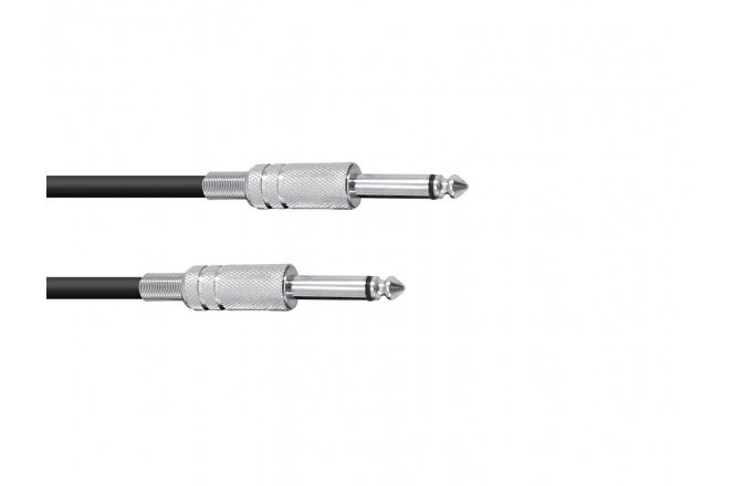 Cablu de interconectare Omnitronic Jack cable 6.3 mono 1.5m bk