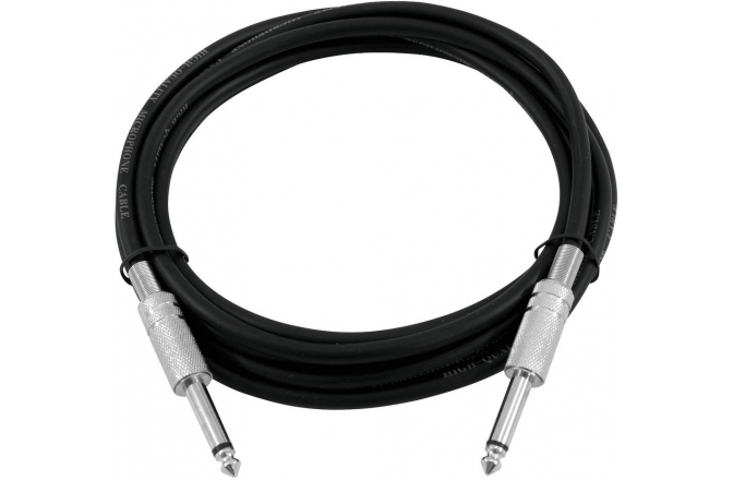Cablu de interconectare Omnitronic Jack cable 6.3 mono 6m bk