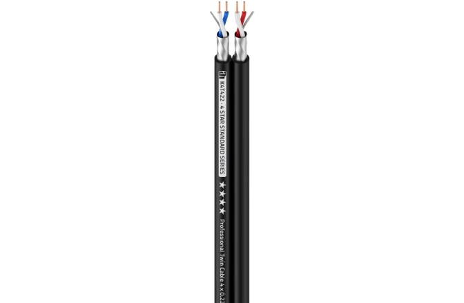 Cablu de microfon Adam Hall 4Star Twin 422
