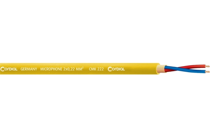 Cablu de microfon Cordial CMK 222 Yellow