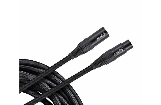 Cablu de microfon Ortega microphone cable XLR male / XLR female straight/straight - black cotton 6m/0,75q