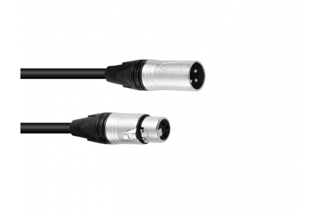 Cablu de microfon PSSO Speaker cable XLR 2x2.5 10m bk