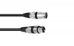 Cablu de microfon PSSO Speaker cable XLR 2x2.5 5m bk