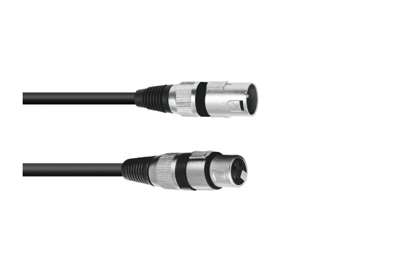 Speaker cable XLR 2x2.5 5m bk