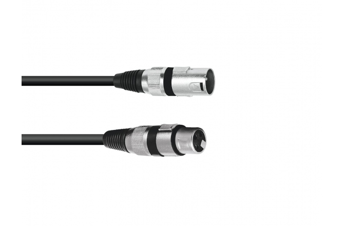 Cablu de microfon PSSO Speaker cable XLR 2x2.5 5m bk