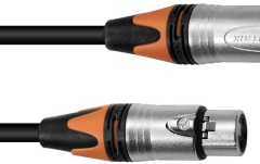 Cablu de microfon PSSO XLR cable COL 3m bk Neutrik