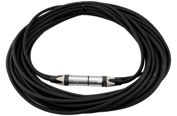 Cablu de microfon PSSO XLR cable COL 3pin 15m bk Neutrik