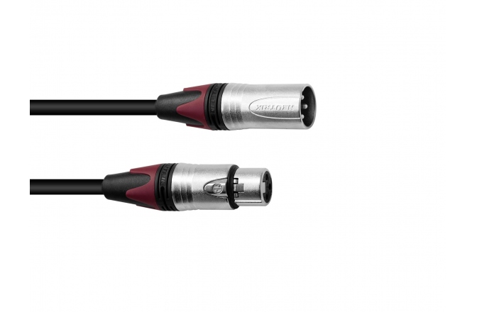 Cablu de microfon PSSO XLR cable COL 3pin 7.5m bk Neutrik