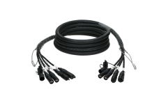 Cablu de rețea multiCAT7  Klotz flexible 4-fold MultiCAT network cableCAT7 (S/FTP) / etherCON - etherCON - 10 m