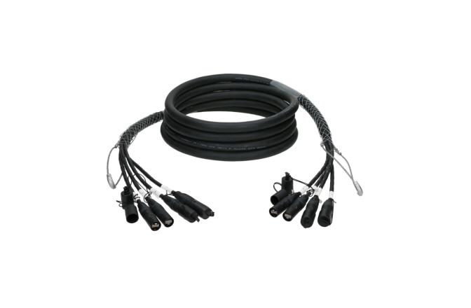 Cablu de rețea multiCAT7 Klotz flexible 4-fold MultiCAT network cableCAT7 (S/FTP) / etherCON - etherCON - 50 m