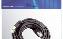 cablu de rețea Omnitronic CAT-5 cable 5m bk