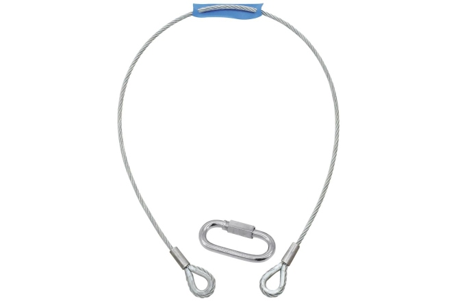 Cablu de siguranță Eurolite Safety Bond B 6x1000mm up to 35kg silver