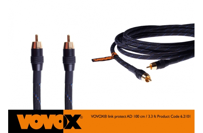 Cablu digital ecranat RCA-RCA Vovox Link protect  AD 100