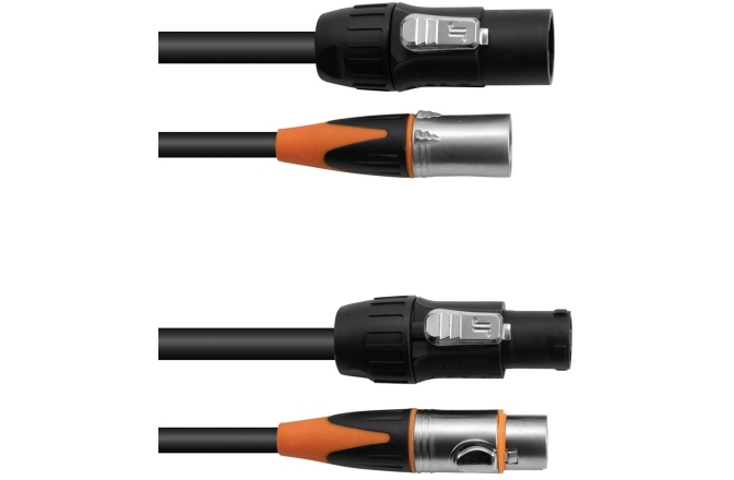 Cablu DMX/Alimentare Eurolite Combi Cable DT-2 DMX IP T-Con/3 Pin XLR 5m