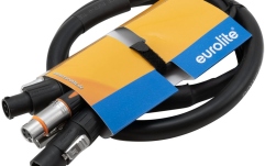 Cablu DMX/Alimentare Eurolite Combi Cable DT-2 DMX IP T-Con/3 Pin XLR 5m