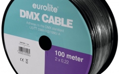 Cablu DMX Eurolite DMX cable 2x0.22 100m bk
