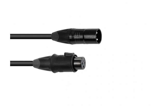 Cablu DMX Eurolite DMX cable EC-1 3pin 10m bk