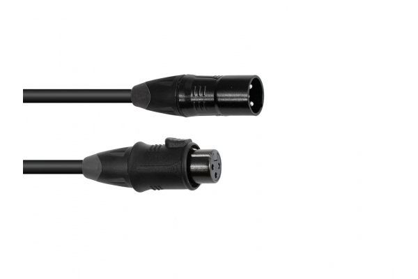 DMX cable EC-1 IP65 3pin 3m bk