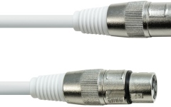 Cablu DMX Eurolite DMX cable XLR 3pin 1m white