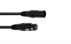 Cablu DMX Eurolite DMX cable XLR 3pin 20m bk