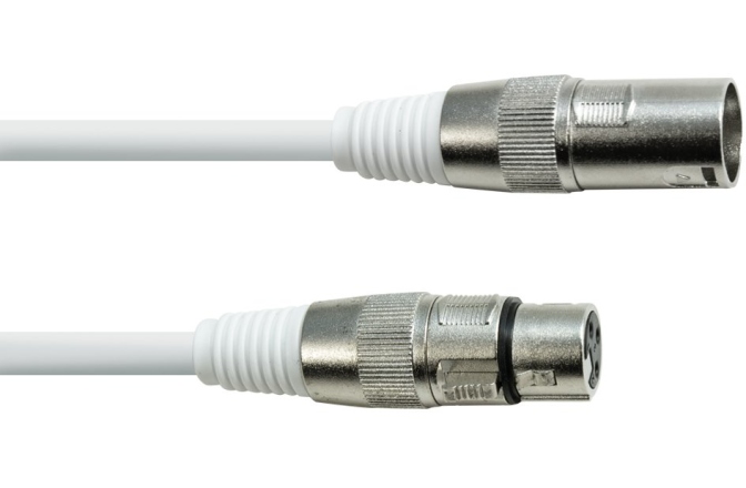 Cablu DMX Eurolite DMX cable XLR 3pin 3m white