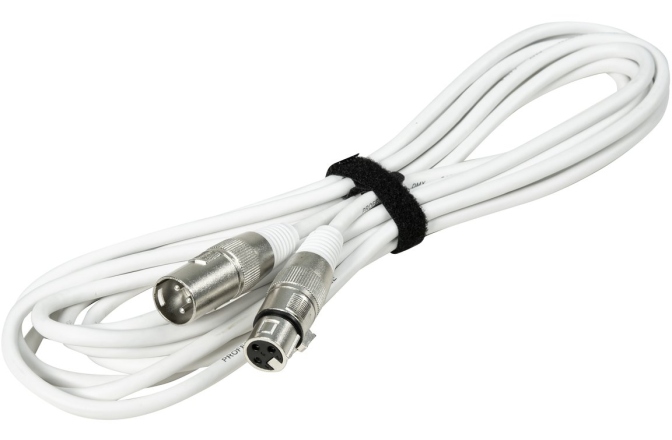 Cablu DMX Eurolite DMX cable XLR 3pin 3m white