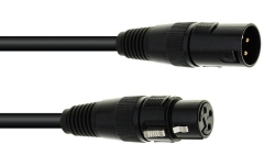 Cablu DMX Eurolite DMX cable XLR 3pin 5m bk