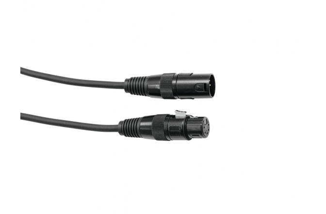 Cablu DMX Eurolite DMX cable XLR 5pin 1m bk