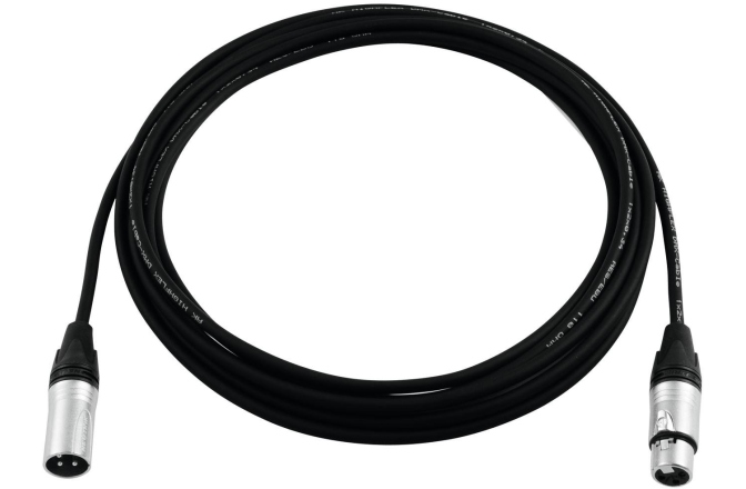 Cablu DMX PSSO DMX cable XLR 3pin 1.5m bk Neutrik