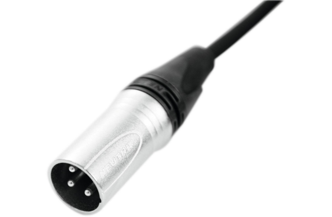 Cablu DMX PSSO DMX cable XLR 3pin 10m bk Neutrik